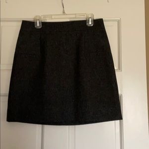 NWT Jcrew charcoal wool skirt